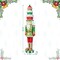 Set of 2 28''H Lighted Resin Christmas Nutcracker with Cupcake Hat Porch Decor with Timer